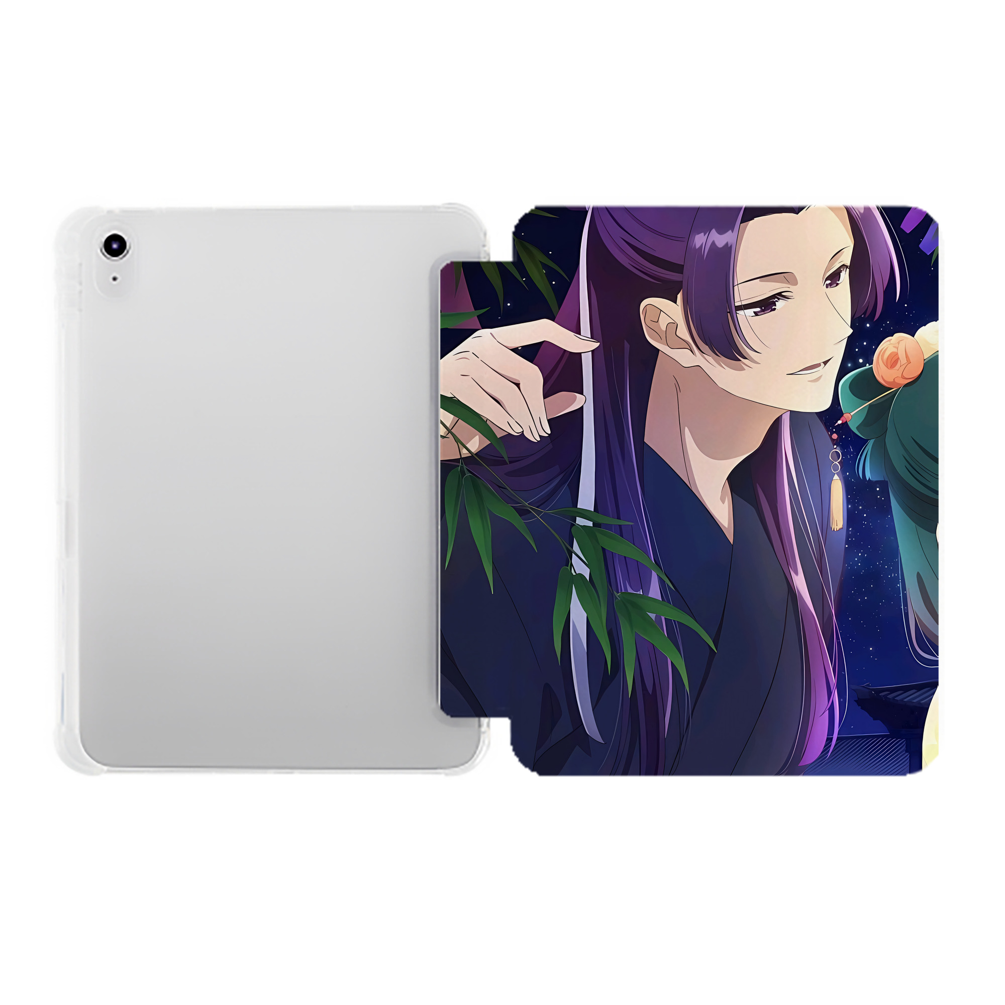 （画像用） 薬屋のひとりごと The Apothecary Diaries IPad ケース ペン収納付き 三つ折りスタンド PUレザー×シリコン 対応機種9.5/10.5/10.9インチ